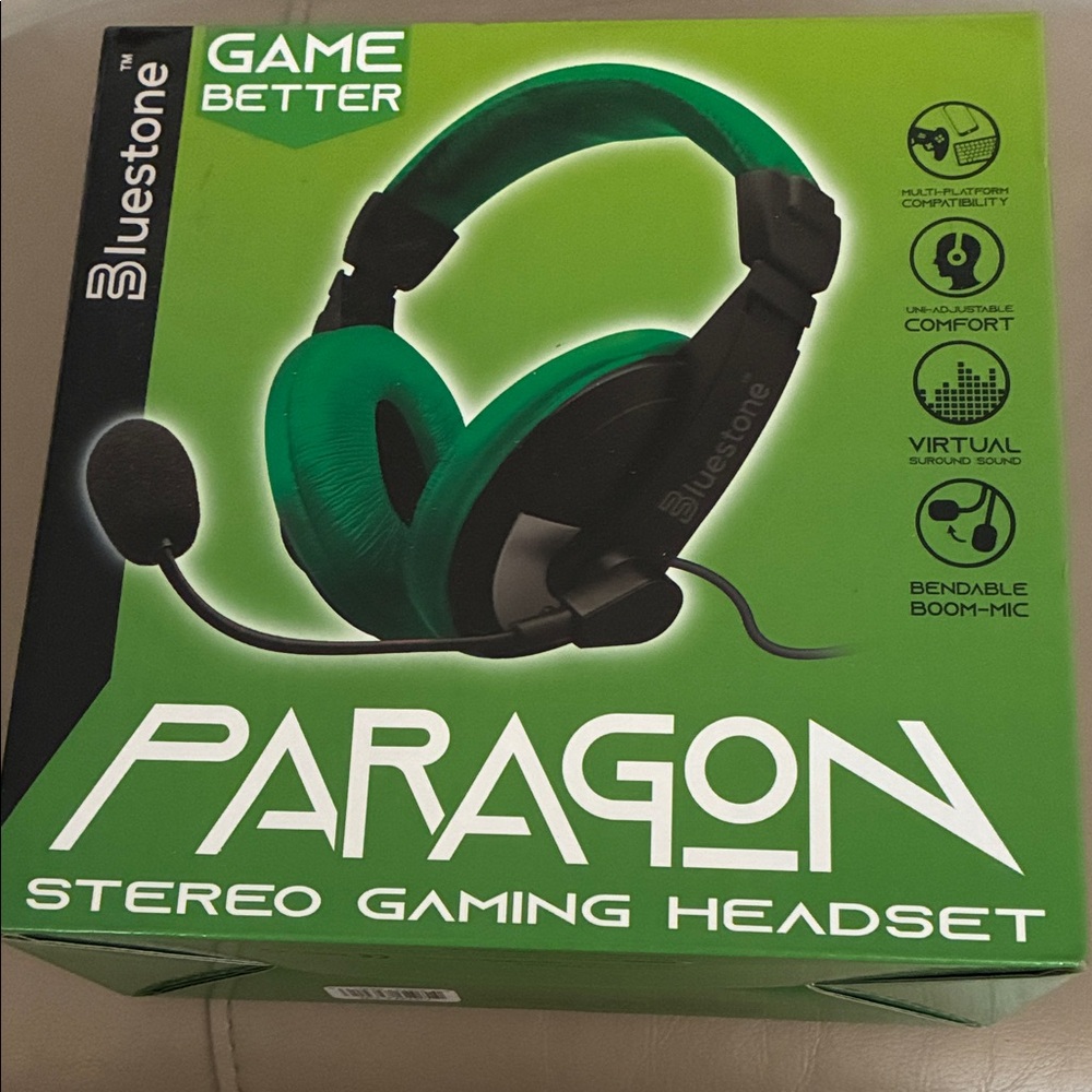 Bluestone Paragon Stereo Gaming Headset - Green